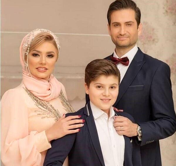 عکس پویا امینی باهمسرش