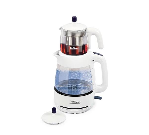 عکس چای ساز شیشه ای
