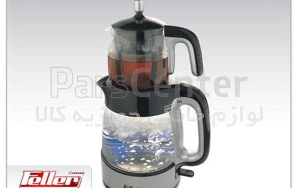 عکس چای ساز شیشه ای