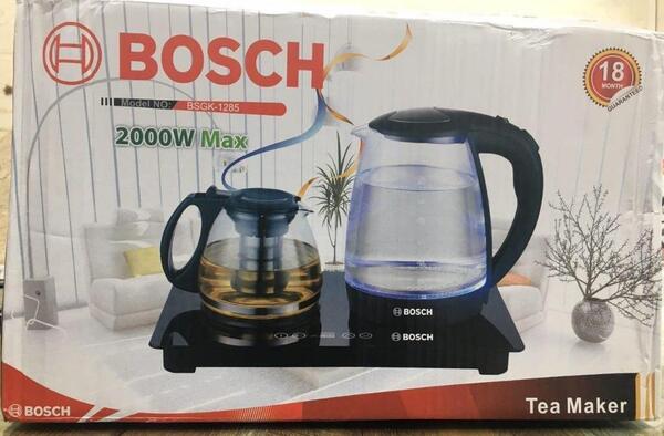عکس چای ساز شیشه ای