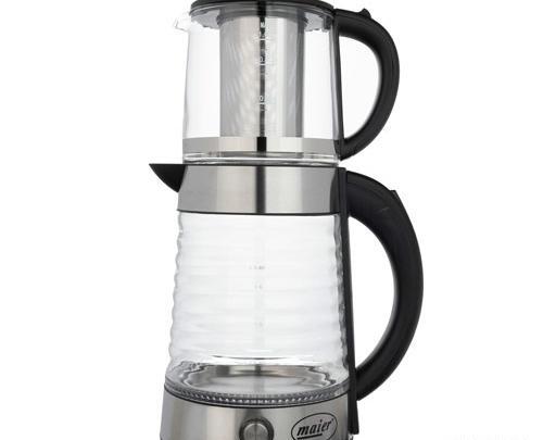 عکس چای ساز شیشه ای