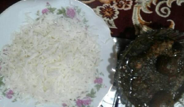 عکس قورمه سبزی برنج