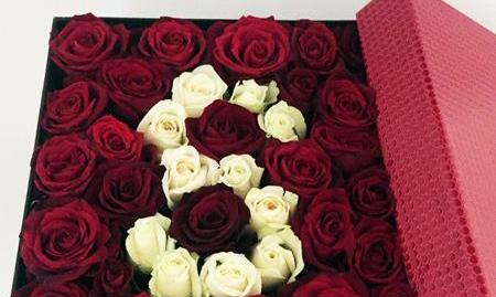 عکس دسته گل جعبه ای