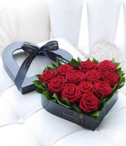 عکس دسته گل جعبه ای