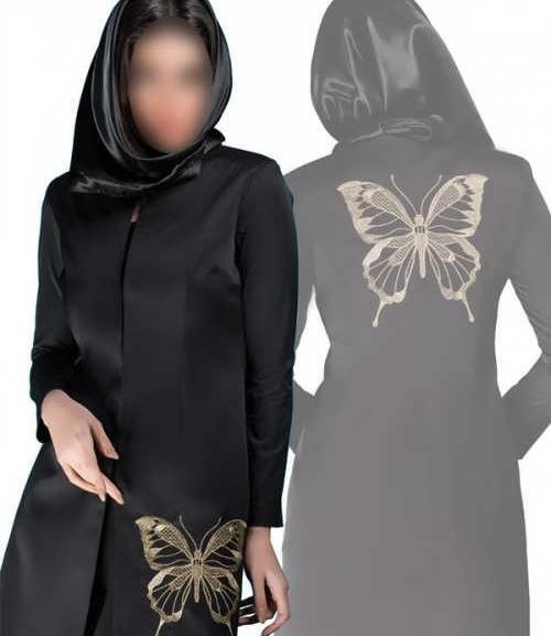 عکس ایده گلدوزی روی جیب مانتو