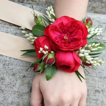 عکس دسته گل حلقه ای عروس