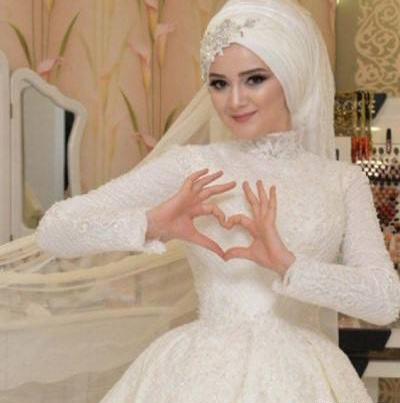 عکس عروس با حجاب جدید
