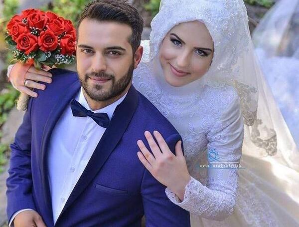 عکس عروس با حجاب جدید