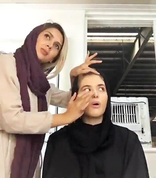 عکس های ریحانه پارسا در پشت صحنه سریال پدر