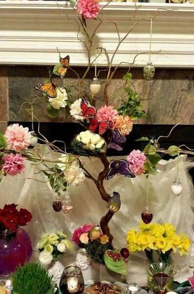 عکس ایده سفره هفت سین سال گاو