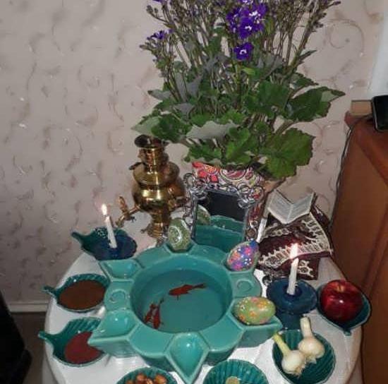 عکس ایده سفره هفت سین سال گاو