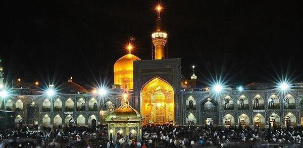 عکس شب حرم امام رضا