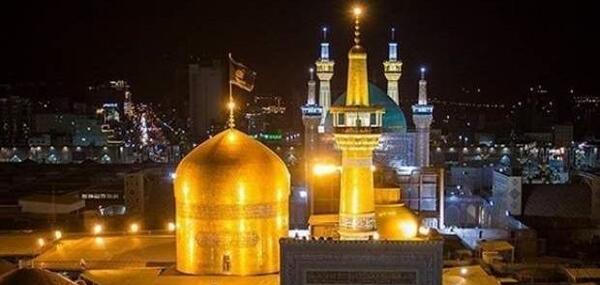 عکس شب حرم امام رضا