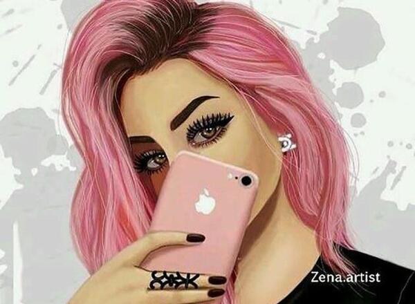 عکس پروفایل دخترونه صورتی لاکچری