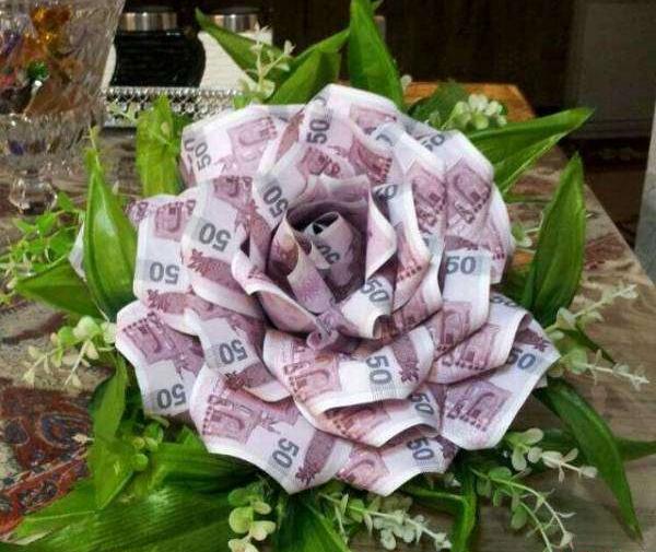 عکس ایده برای شاباش عروس و داماد
