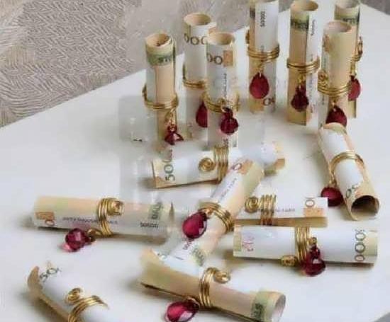 عکس ایده برای شاباش عروس و داماد