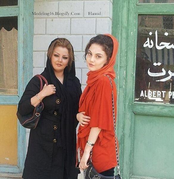 عکس ساناز صالحی و همسرش