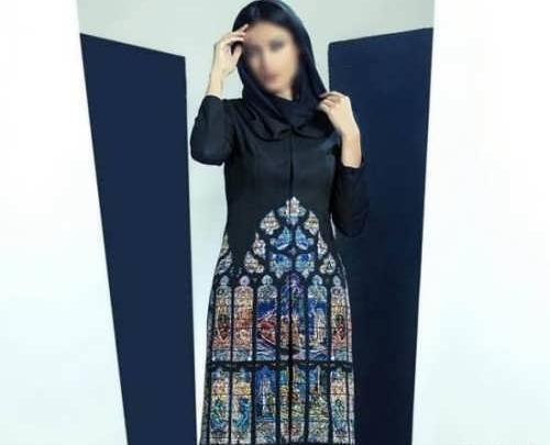 عکس مدل مانتو غیر قرینه