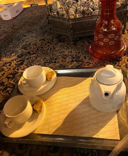 عکس چای قلیان