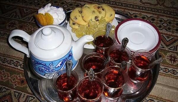 عکس چای قلیان