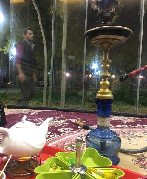 عکس چای قلیان