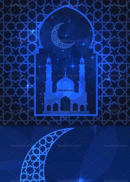 عکس بک گراند رمضان کریم