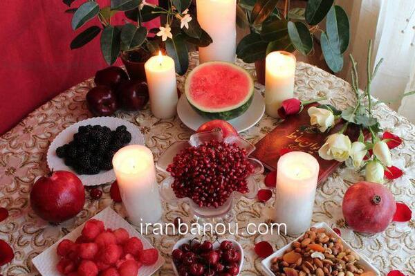 عکس چیدمان یلدایی