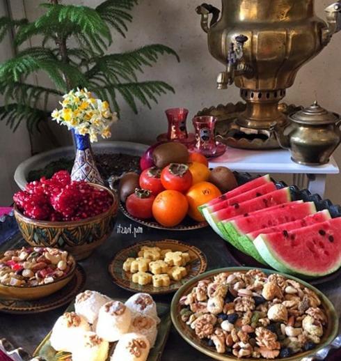 عکس چیدمان یلدایی