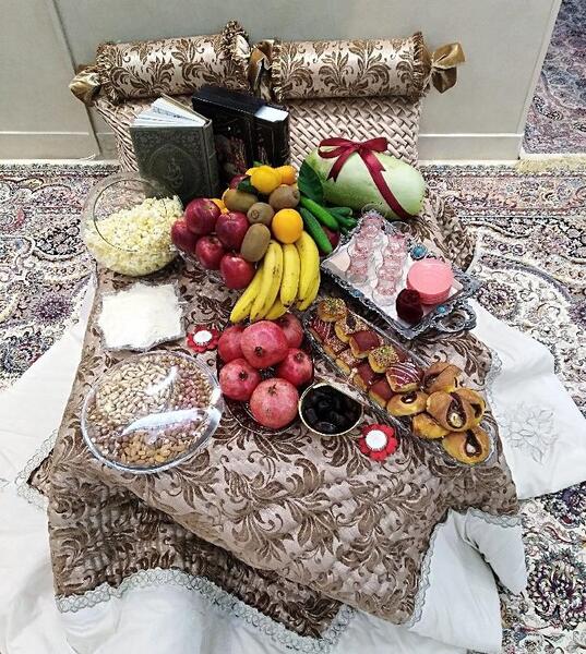 عکس چیدمان یلدایی
