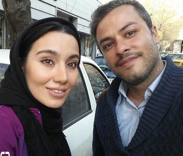 عکس خاطره حاتمی و همسرش