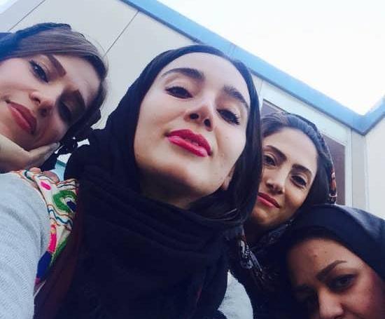 عکس خاطره حاتمی و همسرش