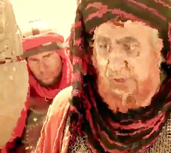 عکس امام حسین در گودال قتلگاه