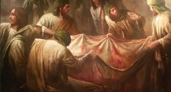 عکس امام حسین در گودال قتلگاه