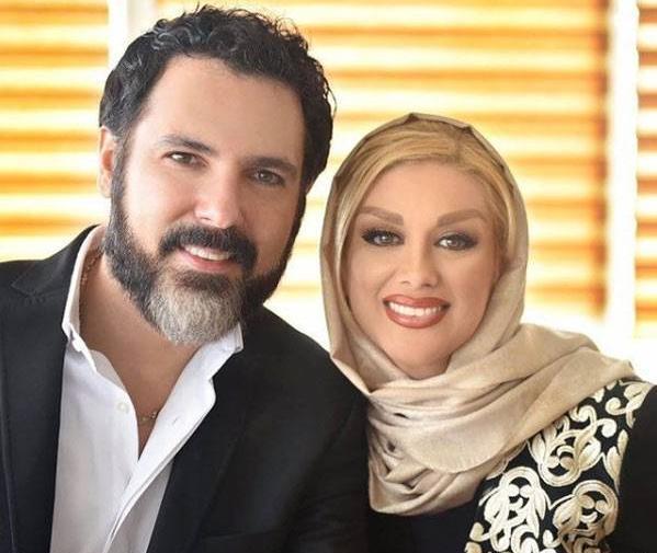 عکس شهاب تیام با همسرش