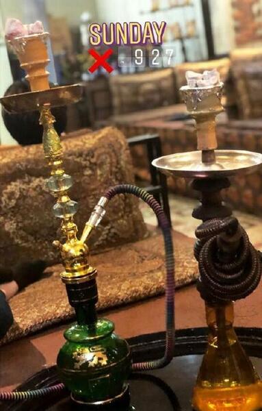 عکس لاکچری قلیون کشیدن