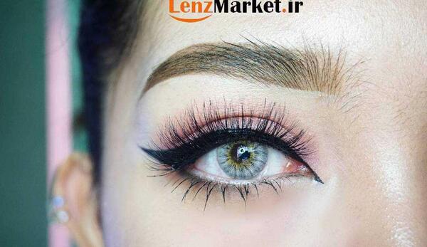 عکس چشم لنز دار