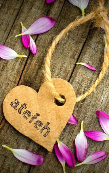 عکس نوشته شده اسم عاطفه
