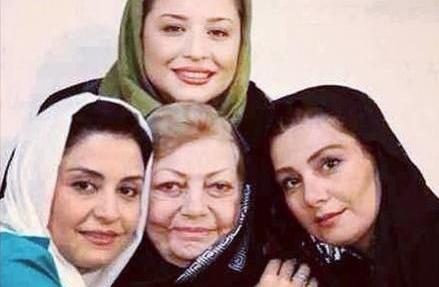 عکس حمیده خیرآبادی و دخترش