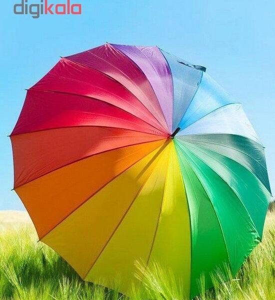عکس چتر رنگی