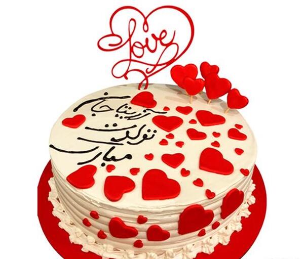 عکس کیک قرمز