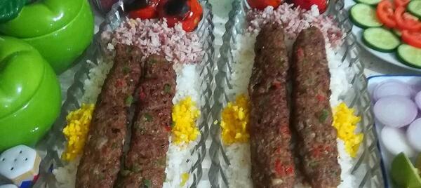 عکس چلو کباب خوشمزه
