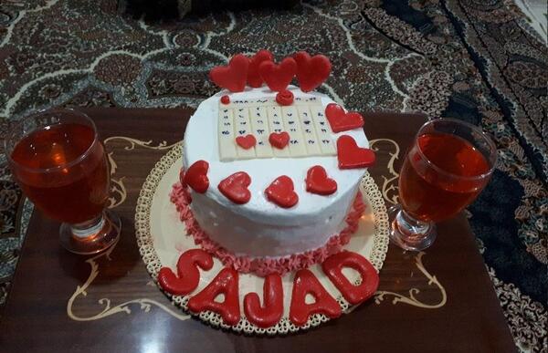 عکس کیک تولد عشقم