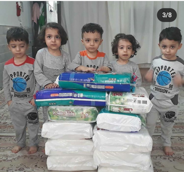 عکس بارداری چهار قلو