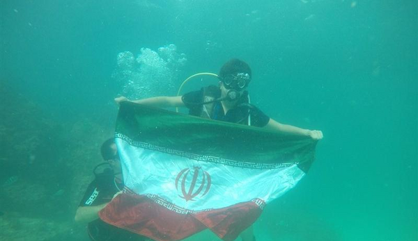 عکس جالب غواصی