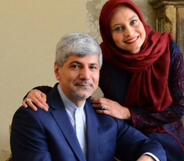 عکس مریم کاویانی و شوهرش