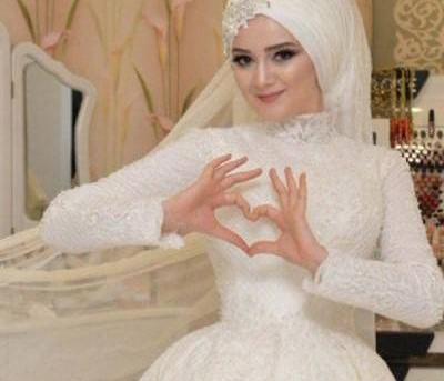 عکس عروس حجاب دار