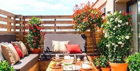 عکس ایده برای تراس زیبا
