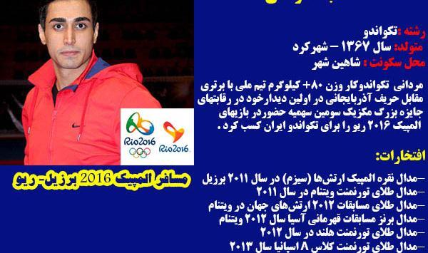 عکس سجاد مردانی تکواندوکار