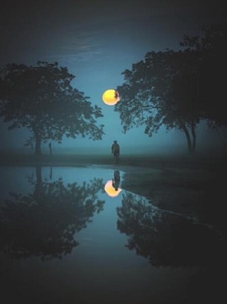 عکس منظره ماه