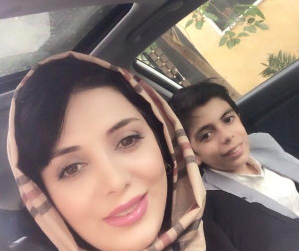 عکس رویا میرعلمی وهمسرش و پسرش